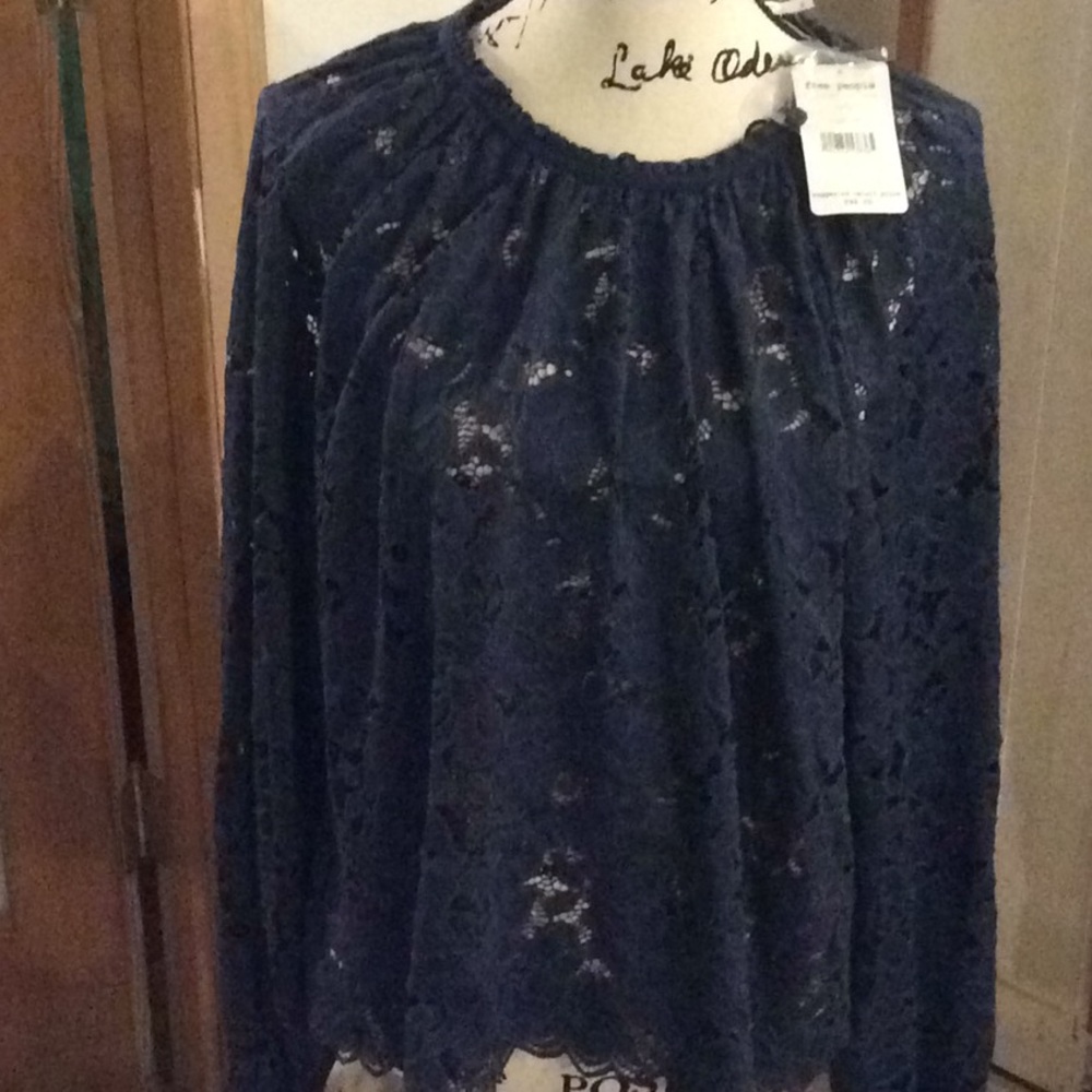 New Free People lace top xl